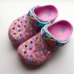 Lisa Frank Unicorn Crocs